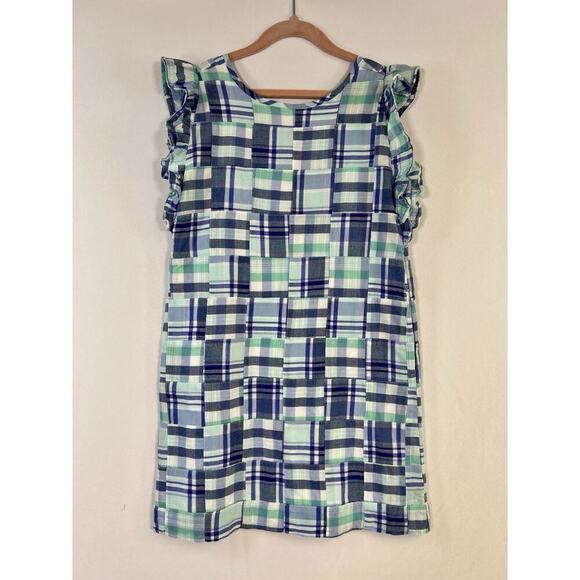 Lot Of 2 Vineyard Vines Girls 7/8 Dresses 100% Cotton Summer Coastal Beach - Picture 3 of 16